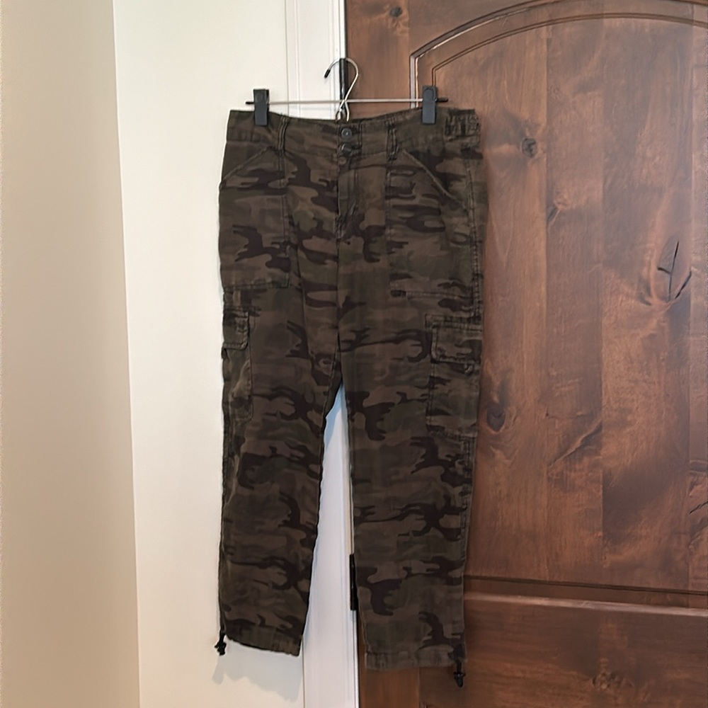 Sanctuary Camo Linen Pant
